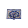 Copper Jewelry Box Hand-Painted with Iranian Minakari Enamel Blue