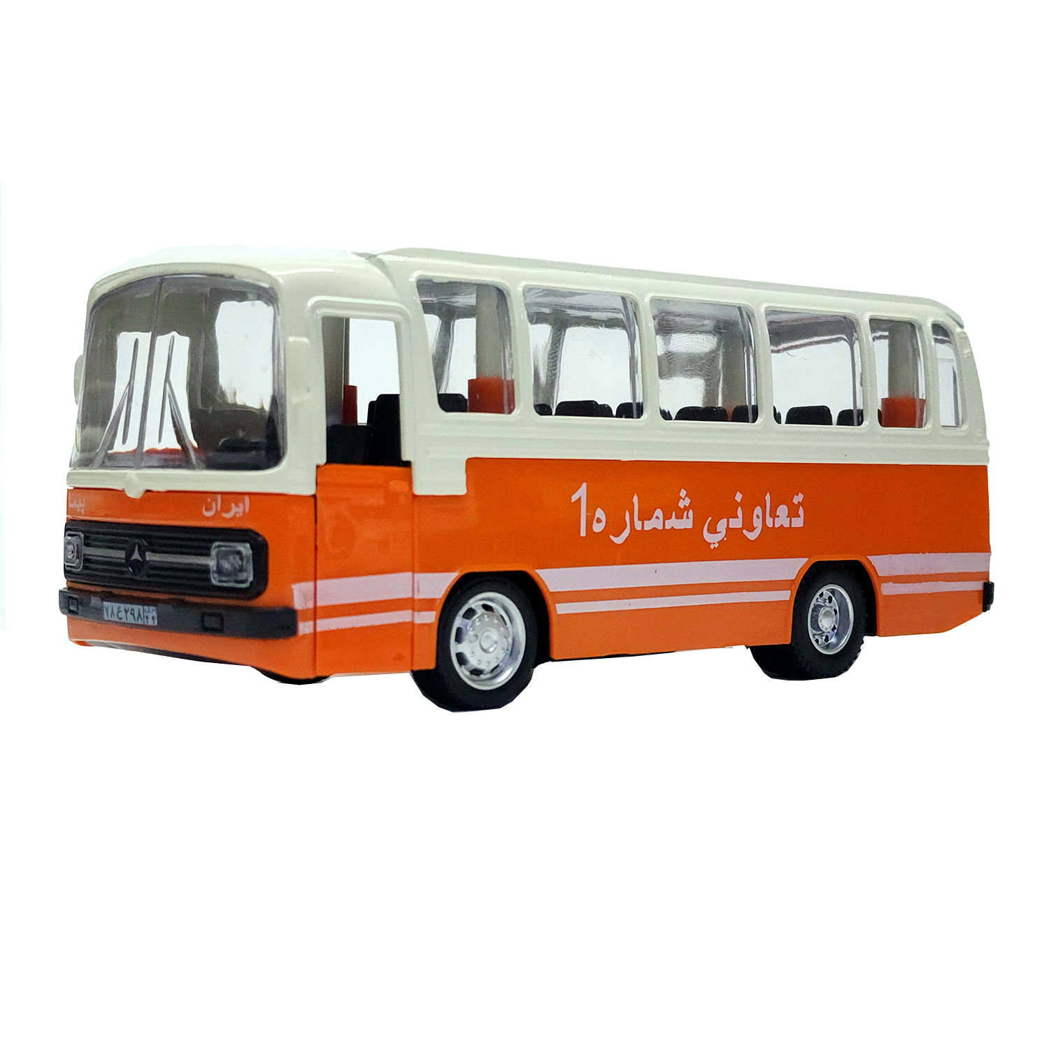 حافلة لعبة مرسيدس بنز دايكاست بتشغيل بالبطارية مع أضواء أمامية