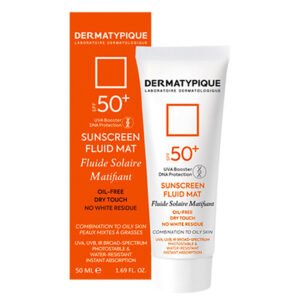 واقي شمس ديرماتيبيك سائل شفاف SPF50+ للبشرة الدهنية