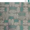 غطاء مرتبة قطنية – ملائم، قابل للتنفس، تصميم أوراق قابل للغسل، 195x90 سم
