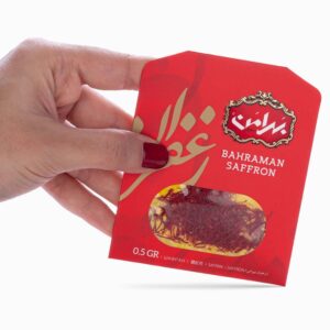 زعفران إيراني أصيل سرغول بهرامان 0.5 جرام