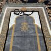 سجادة الصلاة الإسلامية بالمخمل الساجدة باللون القرمزي التقليدي