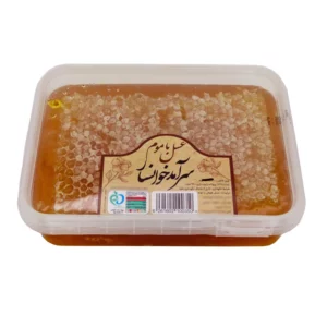 عسل متعدد الأزهار الإيراني خانسار مع قرص العسل 700 جرام