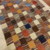 سجاد جابيه إيراني أصيل من الصوف محبوك يدويًا مخطط