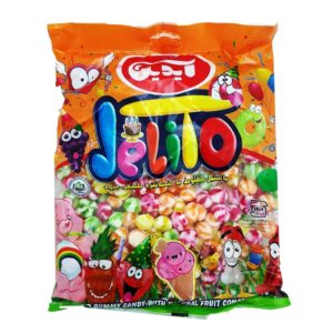حلوى جيلاتينية حلال بنكهة الفواكه على شكل خطوط – أيدين (1000 جرام)