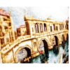 سجادة إيرانية تصويرية محبوكة يدويًا من تبريز تصور فينيسيا