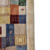سجاد جابيه إيراني من الصوف محبوك يدويًا مخطط