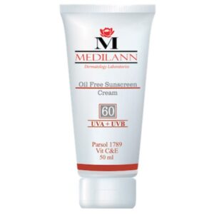 كريم واقي شمس ملون من Medilann SPF60 للبشرة الدهنية 50 مل