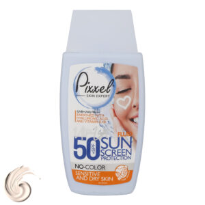 واقي شمس بيكسل عديم اللون بعامل حماية SPF50 للبشرة الجافة