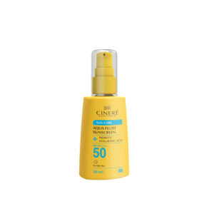 سائل واقي شمس بعامل حماية SPF 50 من سينره للبشرة الدهنية مع مكونات بريبايوتك