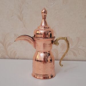 إبريق قهوة نحاسي لتحضير القهوة العربية – موديل عليّة