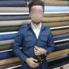 ملابس كردية مع البشتوين للرجال باللون الأزرق البحري