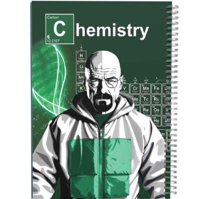 دفتر ملاحظات مزخرف بتصميم “Breaking Bad” – ١٠٠ ورقة، حجم B5