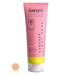 كريم واقي شمس Geno Biotic الملون SPF 50 للبشرة الدهنية والمختلطة (50 مل)