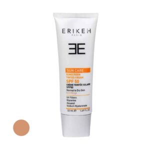 كريم واقي شمس ملون من إريكه SPF50 – مناسب لجميع أنواع البشرة