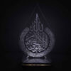 ضوء ليلي إسلامي LED بتصميم آية الكرسي
