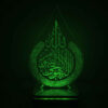 ضوء ليلي إسلامي LED بتصميم آية الكرسي