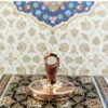 ختم برونزي إيراني حديث مع وسادة ختم - قطعة خالدة لتخصيص القرطاسية