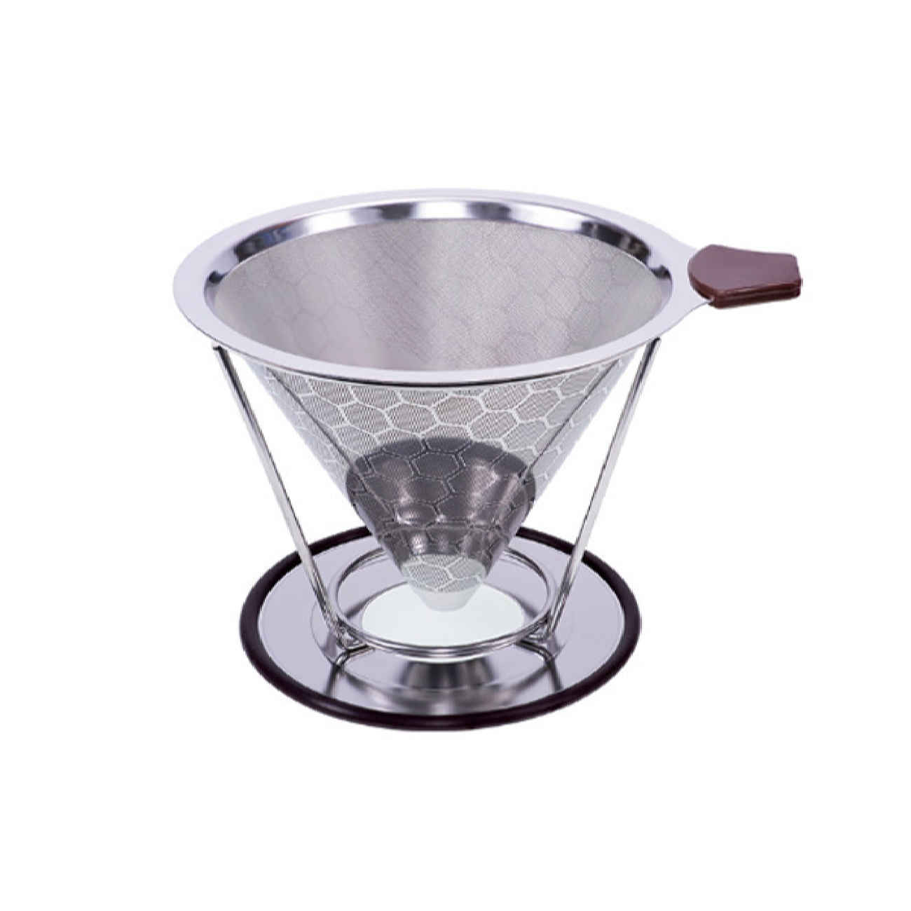 مصفاة قهوة V60 - فلتر قهوة معدني للتحضير في المنزل وبيئة العمل