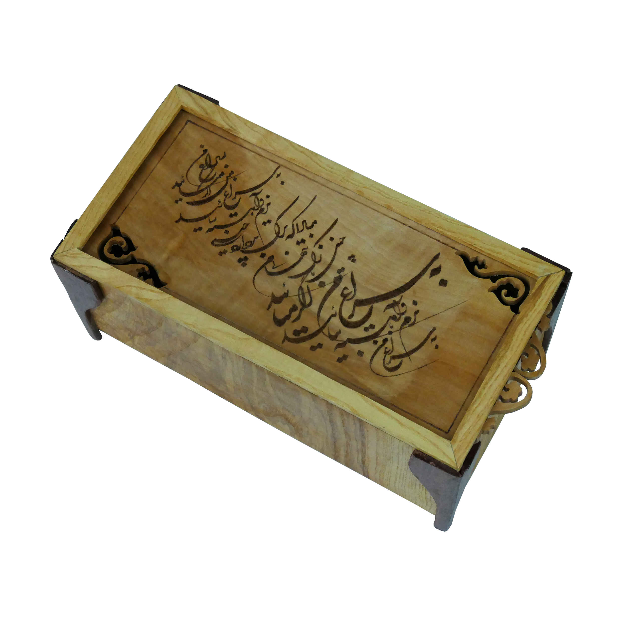 صندوق مجوهرات خشبي مصنوع يدويًا – مثالي للخواتم والأقراط والقلائد