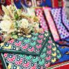 حقيبة يد نسائية إيرانية مصنوعة يدويًا - تطريز سوزاني بأسلوب تقليدي
