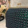 حقيبة كلاتش نسائية إيرانية – تطريز سوزاني، مناسبة للحفلات والاحتفالات