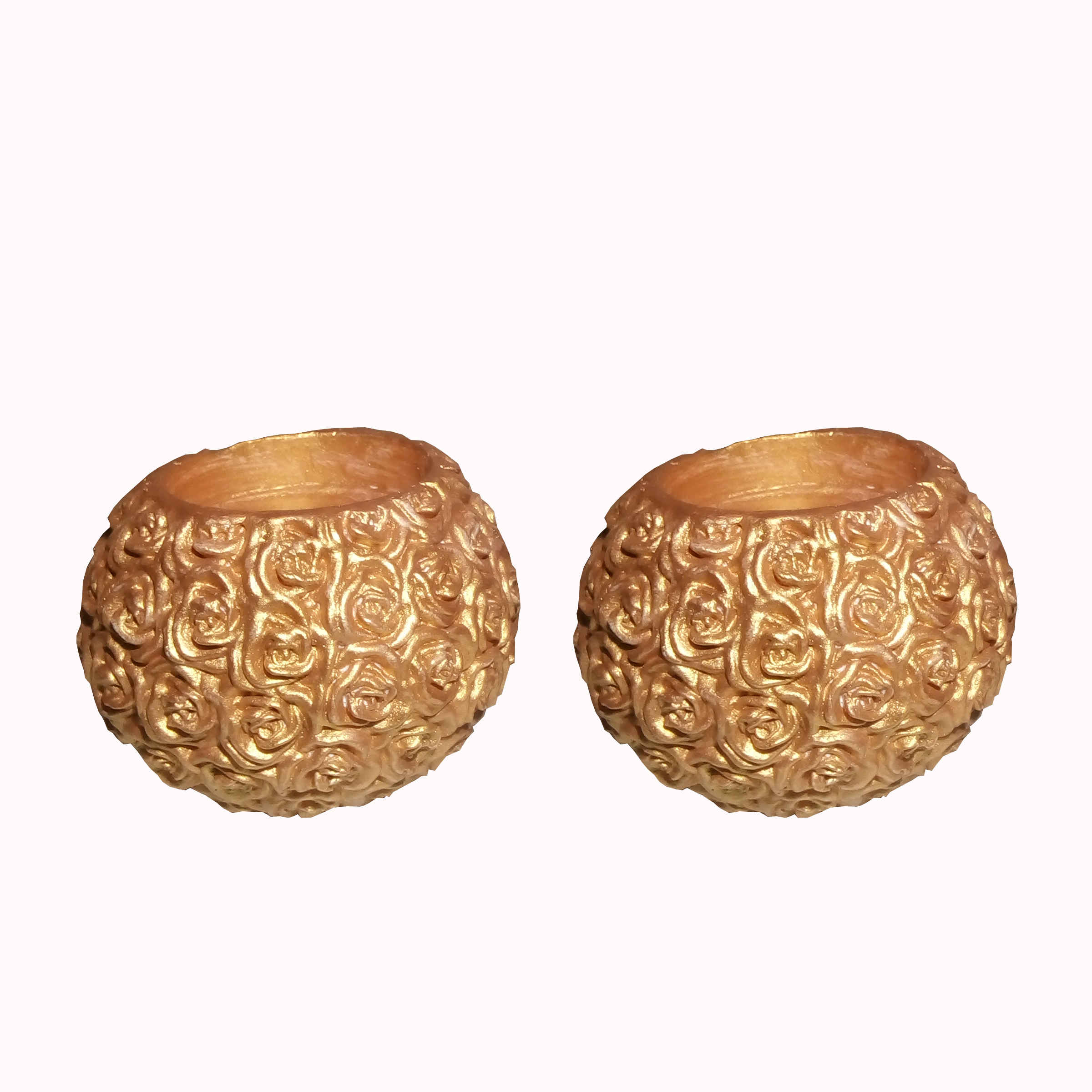 بخور فني من الراتنج - فريد لديكور المنزل بتصميم زهرة عبوة من 2