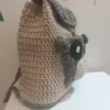 حقيبة ظهر كروشيه يدوية للأطفال بتصميم كرتوني – حقيبة لطيفة وأنيقة