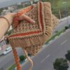 حقيبة كتف ماكرامي مصنوعة يدويًا للنساء نموذج مريم