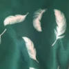 قبعة النوم الساتانية الحريرية الفاخرة للنساء بتصميم ريش