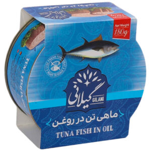 تونة بزيت نباتي – طعام معلب جيلاني 180 جرام – عبوة من 4
