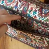 حقيبة كتف ترمه مصممة يدويًا مزينة بتصاميم إيرانية