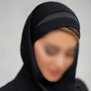 إيشارب مغناه مع رباط رأس ملون من قماش تترون، مثالي للاستخدام اليومي