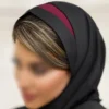 إيشارب مغناه مع رباط رأس ملون من قماش تترون، مثالي للاستخدام اليومي