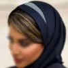 إيشارب مغناه مع رباط رأس ملون من قماش تترون، مثالي للاستخدام اليومي