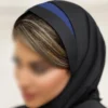 إيشارب مغناه مع رباط رأس ملون من قماش تترون، مثالي للاستخدام اليومي