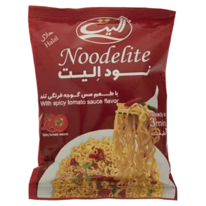 شعرية سريعة التحضير – إندومي  الیت  – بنكهة صلصة الطماطم الحارة، 75 غرام (20 عبوة)