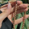 مسبحة إسلامية نحاسية مع 33 حبة صلاة