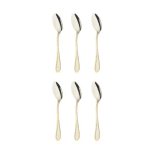 Steel Jam Spoon Set – Perfect for Serving Breakfast Model Veniz, 6 Pieces