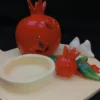 حامل شموع سيراميكي مزخرف موديل یلدا
