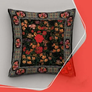 غطاء وسادة مخمل مطبوع لديكور منزل أنيق (2x)