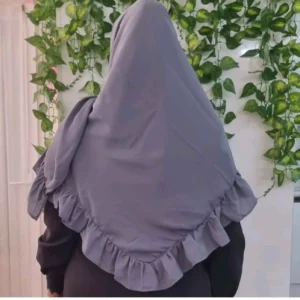 إيشارب مغناه للنساء – تصميم مجمع باللون الرمادي