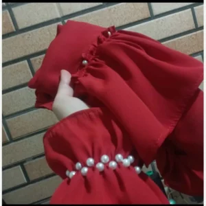إيشارب مغناه للنساء – إيشارب مع غطاء ذراع مزين بالخرز واللؤلؤ