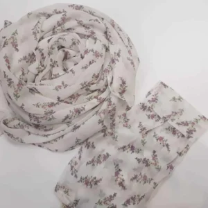 إيشارب مغناه للنساء – إيشارب مع غطاء ذراع بنقشة زهور
