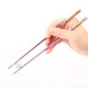 Colorful Stainless Steel Chopsticks, Rust and Scratch Resistant (1 Set)