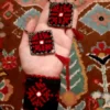 مجموعة سوار وأقراط وكاحل مطرزة فريدة لمظهر أنيق
