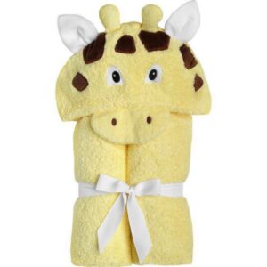Baby and Toddler Towel, Giraffe Design Sitable for 0-12 Months Size 100×100 cm