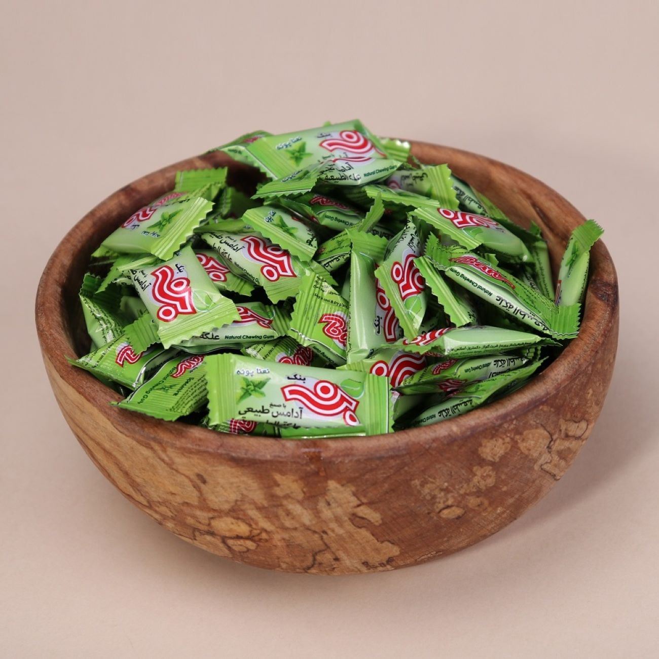 علكة بان الطبيعية – نكهة النعناع الأخضر (عبوة من 100 قطعة)
