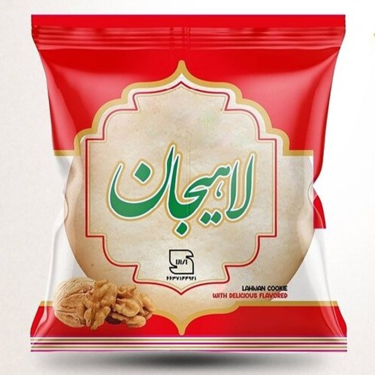 كلوچه بالجوز من لاهيجان – كعك إيراني مختوم – عبوة ١٢ قطعة (٦x)، ٦٠٠ غرام