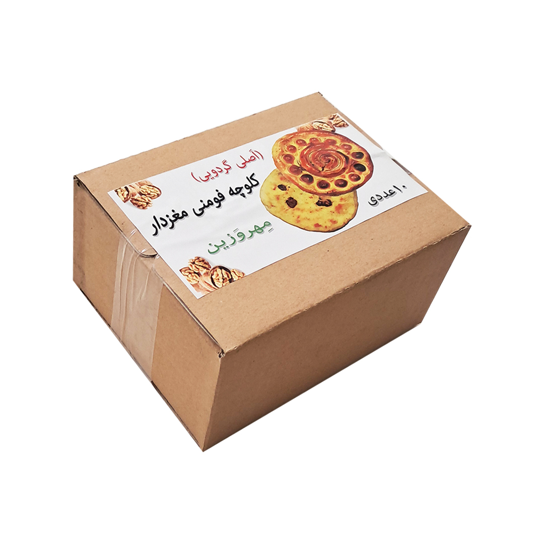 كلوچه إيراني مختوم من فومن – من مهروازين – عبوة ١٠ قطع (٢x)، ٤٠٠ غرام